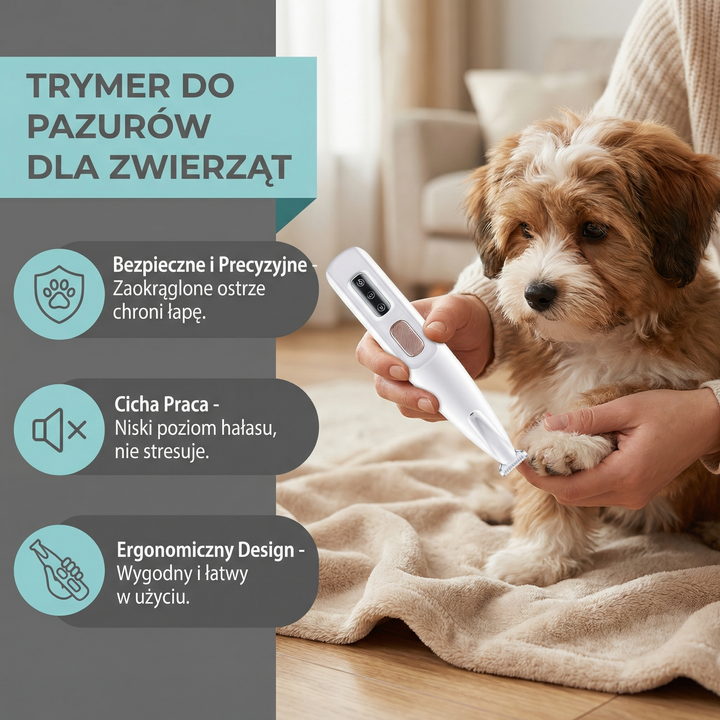 Trymer do pazurów dla zwierząt domowych